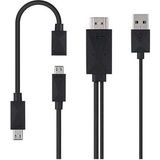 Zibox Powermaster Micro USB S2-S3-S4 Uyumlu HDMI Çevirici Kablo - Çok Renkli