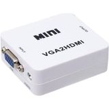 Zibox Powermaster PM-18698 VGA To HDMI Ses Girişli Mini Model Dönüştürücü - Siyah
