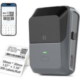 Zibox Powermaster PM-29886 Çok Amaçlı Bluetooth Destekli Taşınabilir Akıllı Termal Etiket Yazıcısı - Siyah