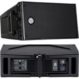 Zibox Shile HDL20-A 2X10" 1400 Watt 2 Yollu Profesyonel Aktif Line Array Kabin Hoparlör - Siyah