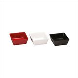 Zicco 9x9 cm 6'lı Kare Beyaz Minimal Sosluk Reçellik