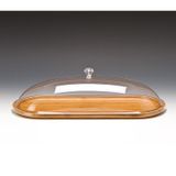 Zicco Ahşap Altlı, Akrilik Kapaklı, 48x19x13 cm Fanus