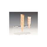 Zicco Dondurma Külah Servis Standı Akrilik 23 x 12 x 10,5 Cm