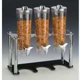 Zicco Standlı, 3'lü, 44x17xh:43 cm, Siyah Cornflakes Aleti
