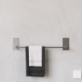Zift Unique Ömür Boyu Paslanmaz Çelik Havlu Askısı - Yapışkanlı Montaj Havluluk - 45CM Banyo & Tuvalet Havlu Tutacağı
