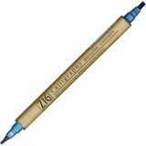 Zig 125 Metalik Mavi 2x3.5 mm Kaligrafi Kalemi