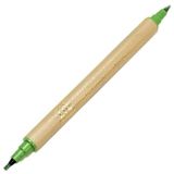 Zig 128 2 mm 3,5 mm Light Green Çift Taraflı Kaligrafi Metalik Tonlar Kalem