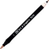 Zig 207 Art Graphic Pale Flesh Twin Marker Çizim Kalemi