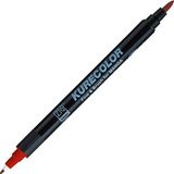 Zig 285 Blood Red Kurecolor Fine Brush For Manga Çift Taraflı Kalem