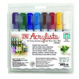 Zig Acrylista Marker Akrilik Boyama Kalemi 6 Mm Kesik Uç 8 Renk Set Basıc