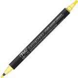 Zig Calligraphy Chalk Pastel Çift Uçlu Kaligrafi Kalemi PASTEL SARI