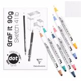 Zig Clean Color Dot Clairefontaine Defter Hediyeli Çift Uçlu Marker