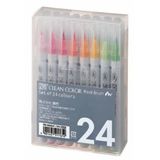 Zig Clean Color Real Brush Fırça Uçlu Marker Kalem 24 RENK SET