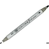 Zig F TCS-6000T 012 Clean Color Gray Çift Taraflı Kalem