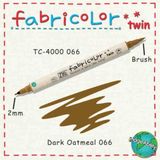 Zig Fabricolor Twin Brush Dark Oatmeal Kumaş Boyama Kalemi
