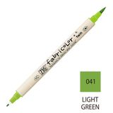 Zig Fabricolor Twin Brush Light Green Kumaş Boyama Kalemi