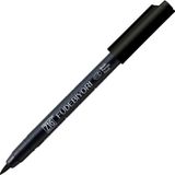 Zig Fudebiyori Brush Pen CBK-55N Black 10 Çizim Kalemi