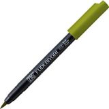 Zig Fudebiyori Brush Pen CBK-55N Olive Green 43 Çizim Kalemi