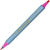 Zig Kaligrafi Kalemi Çift Uçlu 2mm + 3.5mm TC-3100 025 Pembe