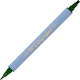 Zig Kaligrafi Kalemi Çift Uçlu 2mm + 3.5mm TC-3100 050 Green