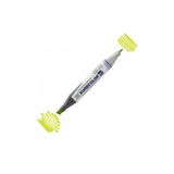 Zig KC-3000N 124 Yellow Green Kurecolor Twin Marker Kalem