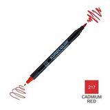 Zig Kurecolor Mangaka Fine & Brush CNKC-2200 217 Cadmium Red Çift Taraflı Markör Kalem