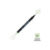 Zig Kurecolor Mangaka Fine & Brush CNKC-2200 520 Green Shadow Çift Taraflı Markör Kalem
