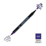 Zig Kurecolor Mangaka Fine & Brush CNKC-2200 609 Deep Violet Çift Taraflı Markör Kalem
