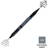 Zig Kurecolor Mangaka Fine & Brush CNKC-2200 808 Natural Gray Çift Taraflı Markör Kalem