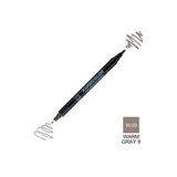 Zig Kurecolor Mangaka Fine & Brush CNKC-2200 W.09 Warm Gray 09 Çift Taraflı Markör Kalem