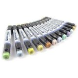 Zig Kurecolor Twin S Marker Kalem 12 RENK SET PALE COLORS
