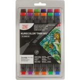 Zig Kurecolor Twin Ws Brilliant Colors 12'li Marker Seti