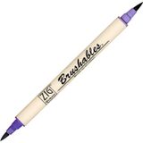 Zig Scroll Brush 080 Pure Violet Kaligrafi Kalemi