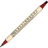 Zig Scroll Brush 203 Antique Burgundy Kaligrafi Kalemi