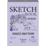 Zigana B5 Spiralli Eskiz Defteri – 50 Yaprak 120 G Çizim Kağıdı Sketchbook
