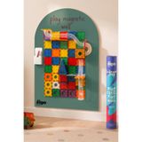 Zigo Toys 60x95cm Çıkarılabilir Manyetik Duvar Panosu – Yapışkanlı Pano, Çocuk Odası, Oyun ve Öğrenme Alanı Lagün