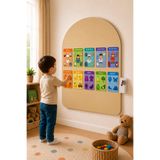 Zigo Toys Eğitici Manyetik Puzzle Seti Renkler ve Meslekler – 12'li 60 Parça Yapboz Seti