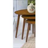 Zigon Osm 11823 Klasik Elıps Kayin Retro Ayak Ceviz Mdf Kaplamali Tabla El Yapim
