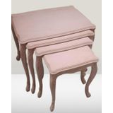 Zigon Sehpa 90366 Model Kayin Aslan Oyma Ayak Luks 4'Lu Yuksek Ayak Ham El Yapim
