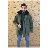 ZİGONYA Şahin Collectıon Parka Müflonlu Amerikan Kumaşı Su Geçirmez