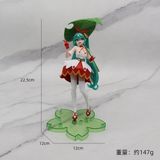 Zigver Anime Dancing Dancing Dans Kız Sabah Zafer Elf Lotus Yaprağı Şekil Kawaii Pvc Model Oyuncaklar Bebek Süsler ler