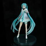 Zigver Anime Figure Şekil Güzel Kız Car Araba Süs Dekorasyon Heykeli Pvc Eylem Heykelcik Modeli Oyuncak Bebek Çocuk Hediyeler 19CM Miku