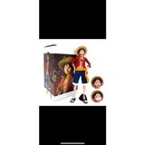 Zigver Anime Figürü Kendinden Emin Gülen Luffy Üç Formu Yüz Değişen Bebek Eylem Heykelcik Model Oyuncaklar Kitleri 27CM