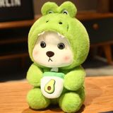 Zigver Crosschildren Capibara Unicorn/panda Oyuncak Ayı Bebek Çocuklar Için Peluş Oyuncaklar Hediye Yeşil