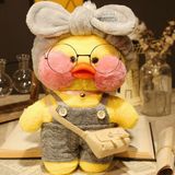 Zigver Kawaii Karikatür Lalafanfan 30CM Ördek Peluş Doğum Günü Armağanı - 9