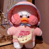 Zigver Kawaii Karikatür Lalafanfan 30CM Ördek Peluş Doğum Günü Hediyesi - 8