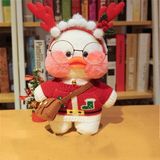 Zigver Kawaii Karikatür Lalafanfan 30CM Ördek Peluş Doğum Günü Hediyesi - Renkli