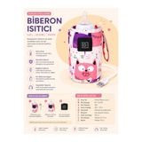 Zigver USB biberon Süt Su Isıtıcı Seyahat Arabası Yalıtımlı Çanta Bebek biberon Isıtıcı Yenidoğan Bebek Taş