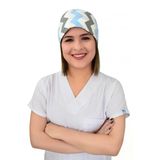 Zigzag Desenli Cerrahi Bone B86