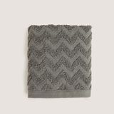 Zigzag%100 Pamuk El Havlusu 30x40 cm Antrasit